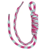 Attache paracorde pour porte clés et grigri de sac - 22 cm - Rose - Veraman x1