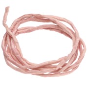Cordon de soie 2 mm - Rose clair x1m