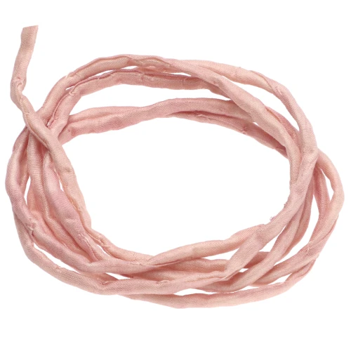 Cordon de soie 2 mm - Rose clair x1m