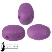 Opaque White - Perles en verre Samos® par Puca® 5x7 mm - Neon Amethyst x10g Perles en verre Samos® par Puca® 5x7 mm - Neon Amethyst x10g