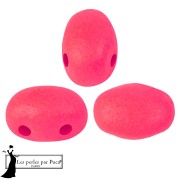 Opaque White - Perles en verre Samos® par Puca® 5x7 mm - Neon Cherry Red x10g Perles en verre Samos® par Puca® 5x7 mm - Neon Cherry Red x10g