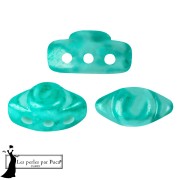 Perles en verre Volos® par Puca® 4x8 mm - Mishmash Emerald x10g|raw }}