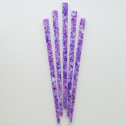 Pique à cheveux avec trou - Ecaille de tortue - Violet - Rose - Beige nacré x1