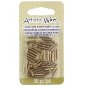 Aucune - Tubes connecteurs à sertir pour fils 1.63 mm - Laiton brut x50 Tubes connecteurs à sertir pour fils 1.63 mm - Laiton brut x50