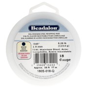 Fil rond 1.02 mm - Acier inoxydable 316L x17m