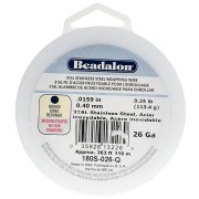 Fil rond 0.41 mm - Acier inoxydable 316L x110m