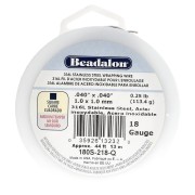 Fil carré 1.02 mm - Acier inoxydable 316L x13m|raw }}