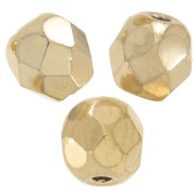 Facettes 4 mm - 24k Gold plated x1200