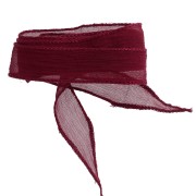 Ruban de soie 20 mm - Bordeaux x85cm