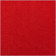 Rectangle de feutrine 3 mm 30x45 cm - Rouge x1