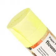 Crépon fleuriste pour fleurs en papier 25 cm Jaune Pastel x 250cm