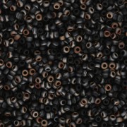 Rocaille Miyuki 15/0 4561 - Black Valentinite Mat x8g