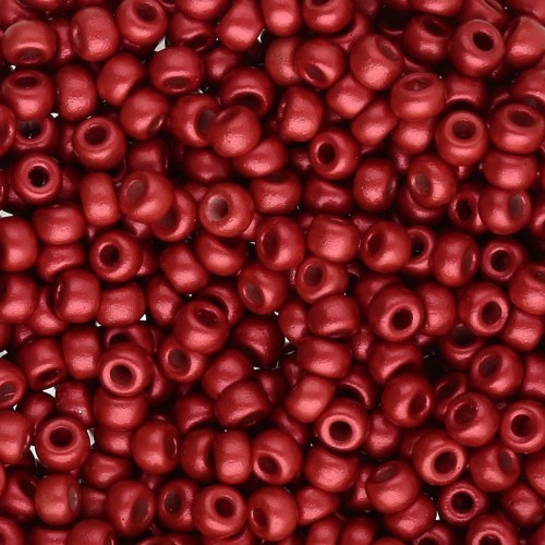 Rocaille Miyuki 8/0 4591 - Lava Red x8g