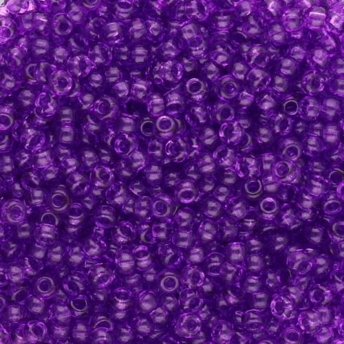 Rocaille Miyuki 11/0 1315 - Dyed Transparent Red Violet x8g