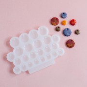 Moule en silicone Géa creations pour réaliser des pendentifs rond 12 mm à 20 mm x1