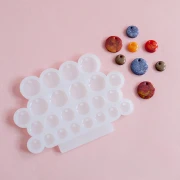 Moule en silicone Géa creations pour réaliser des pendentifs rond 12 mm à 20 mm x1