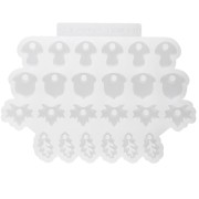 Moule en silicone Géa creations pour réaliser des pendentifs automnal x1