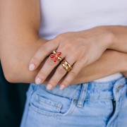 Bague large 11.5 mm - Taille 51 - Acier inoxydable 304 x1