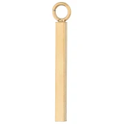 Breloques acier inox doré