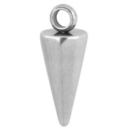 Breloque cône - pique 12.5x5 mm - Acier inoxydable 304L x1