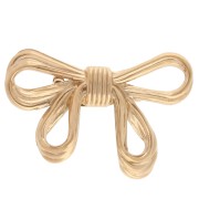 Noeud - Broche noeud 24x35 mm - Acier inoxydable 304 Doré x1 Broche noeud 24x35 mm - Acier inoxydable 304 Doré x1