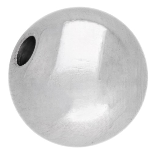Perle ronde 14 mm - Acier inoxydable 303 x1
