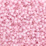 Rocaille Toho Takumi LH 11/0 TAK11R-PF2105 - PF Milky Baby Pink Silver-Lined x8g