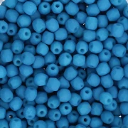 Facettes 3 mm - Alabaster Neon Electric Blue x50