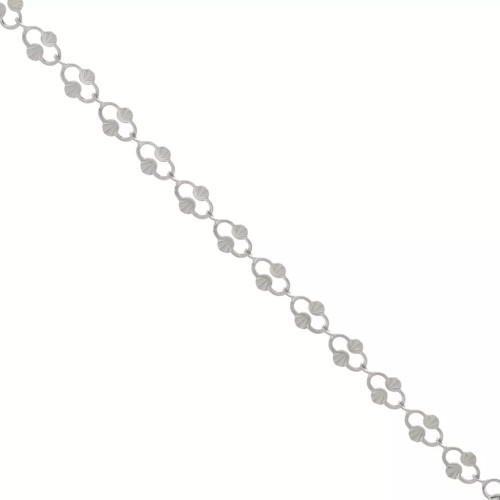 Chaîne maille fantaisie 6.4 mm - Acier inoxydable 304 x1m