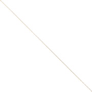Chaîne fine pour Miyuki Delica 11/0 maille Forçat 0.8mm Acier inox 304 Doré x1m