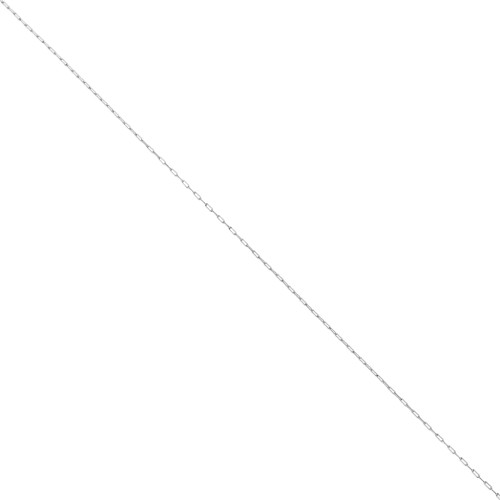 Chaîne fine pour Miyuki Delica 11/0 maille Forçat 0.8 mm - Acier inox 304 x1m