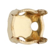 Sertis griffe dos fermé pour cabochon 4 mm SS16 - Doré x20
