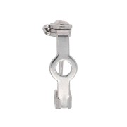 Support de broche 14 mm - Argenté x1