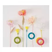 Set de 15 tiges pour fleurs 46 cm - Vert