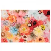 Set de 15 tiges pour fleurs en tissu 46 cm Vert