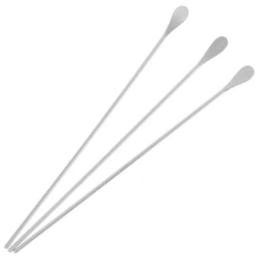 Clous têtes gouttes 51x0.7 mm - Argenté x10