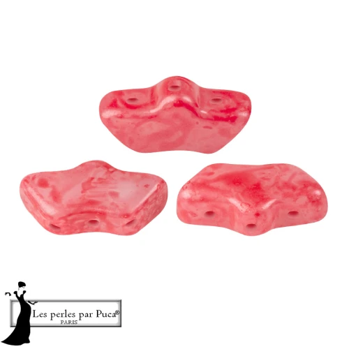 Delos® par Puca® 6x11 mm - Mishmash Dark Peach x10g