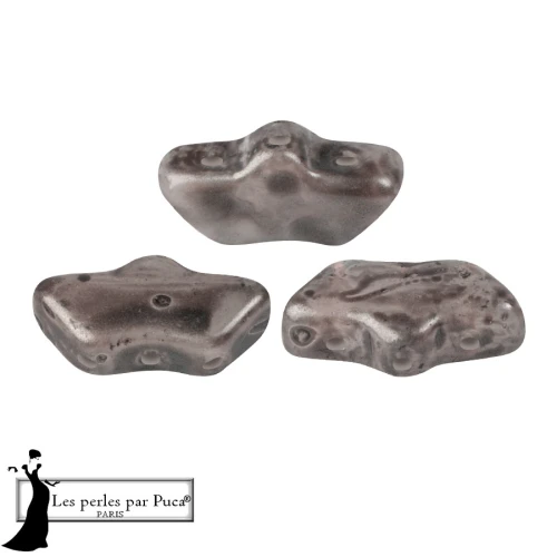 Delos® par Puca® 6x11 mm - Mishmash Taupe x10g