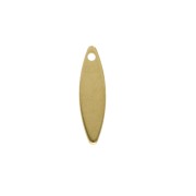 Sequins gouttes lisses 15 mm - Doré x10