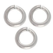 Anneaux ouverts 3x0.6 mm - Argenté x200