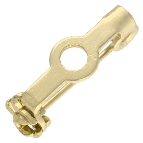 Support de broche 14 mm - Doré x1