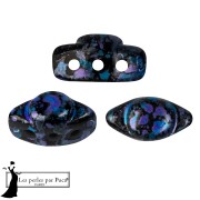 Perles en verre Volos® par Puca® 4x8 mm - Enamel Blue x10g