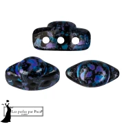 Perles en verre Volos® par Puca® 4x8 mm - Enamel Blue x10g