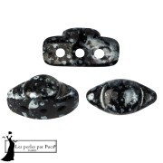 Perles en verre Volos® par Puca® 4x8 mm - Enamel Grey x10g