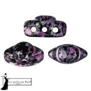 Perles en verre Volos® par Puca® 4x8 mm - Enamel Pink x10g