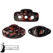 Perles en verre Volos® par Puca® 4x8 mm - Enamel Red x10g