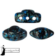 Perles en verre Volos® par Puca® 4x8 mm - Enamel Turquoise x10g