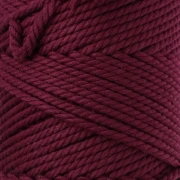 Bobine de cordon en coton pour macramé 2 mm - Grenat x100m