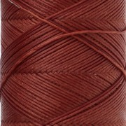 Fil plat en polyester ciré Slam Cord pour micro macramé 0.6 mm - Auburn x100m
