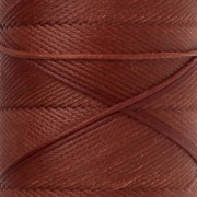 Fil plat en polyester ciré Slam Cord pour micro macramé 0.8 mm - Auburn x100m